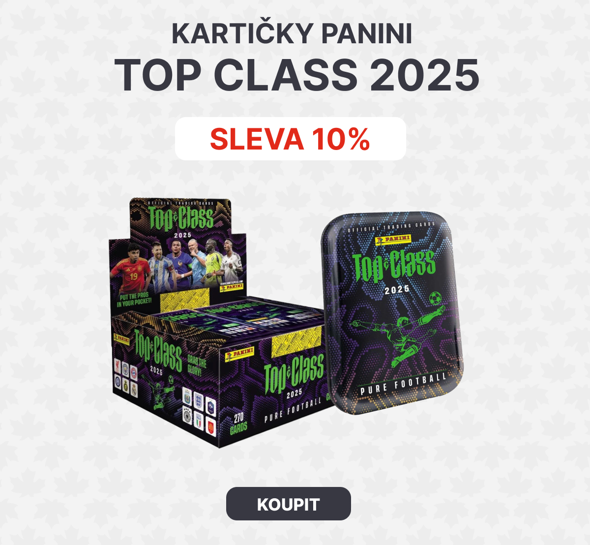 kartičky Panini  Top Class 2025